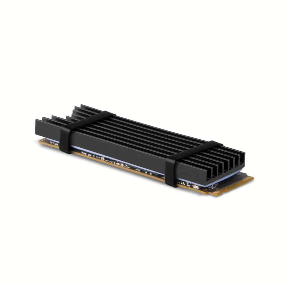 AXAGON - Dissipador Pasivo AXAGON CLR-M2L6 - M.2 SSD, 80mm SSD, ALU, silicone thermal pads, height 6mm