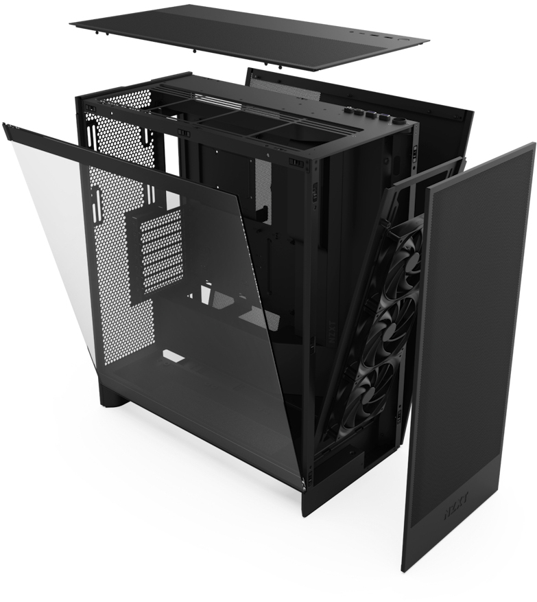 NZXT - Torre ATX NZXT H7 Flow Negro Vidro Temperado