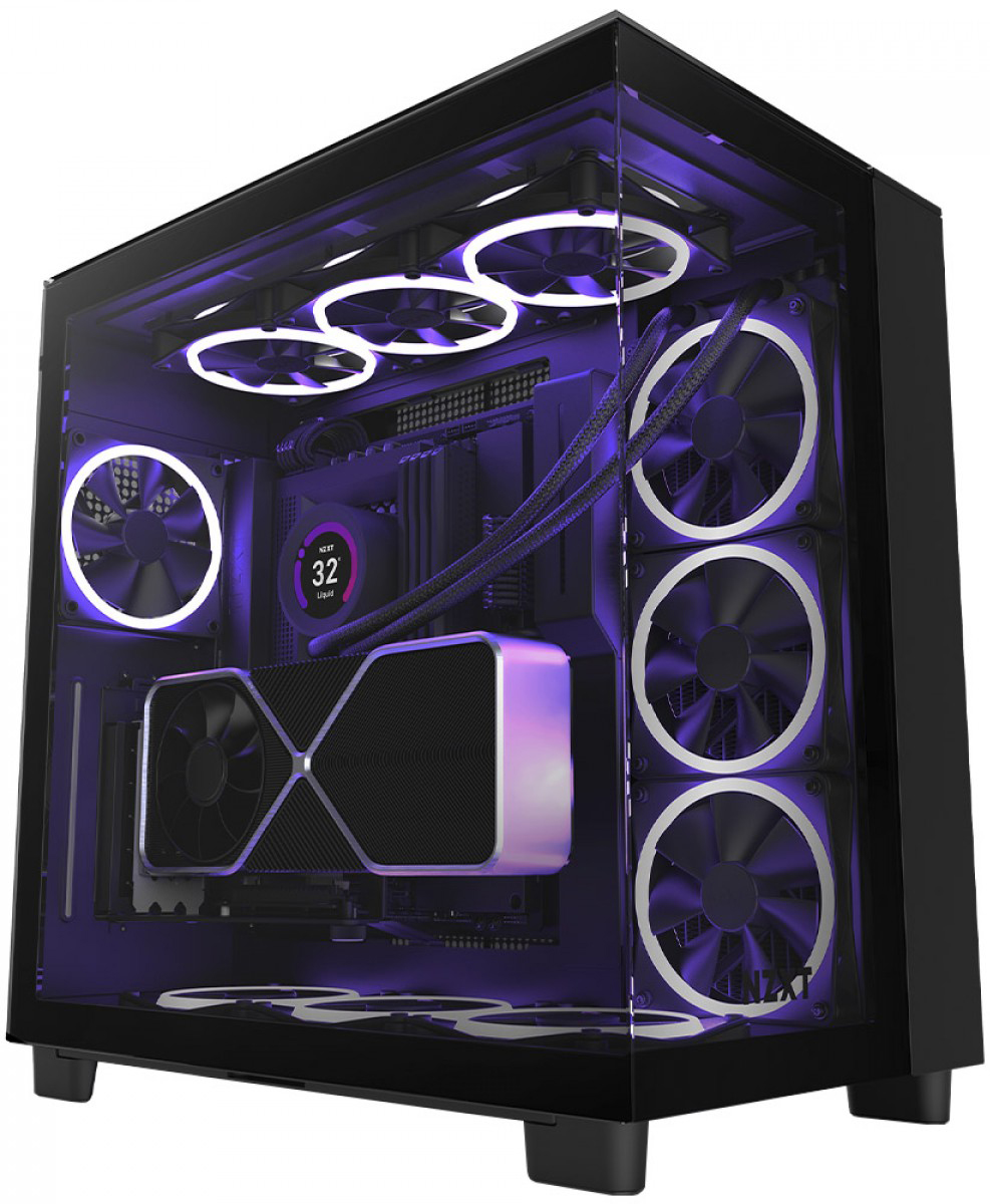 Picture of Picture of Torre ATX NZXT H9 Elite Negro Cristal Templado