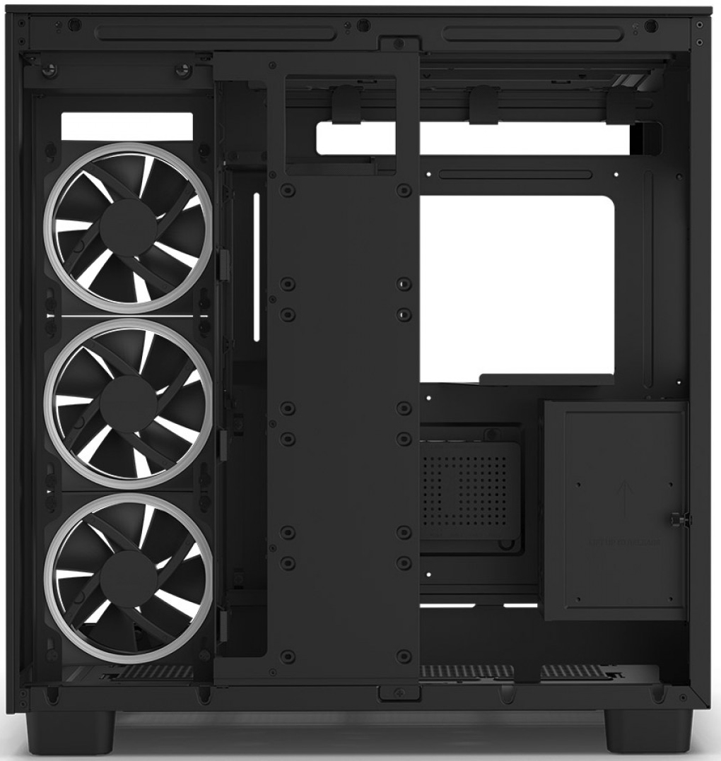 NZXT - Torre ATX NZXT H9 Elite Negro Cristal Templado