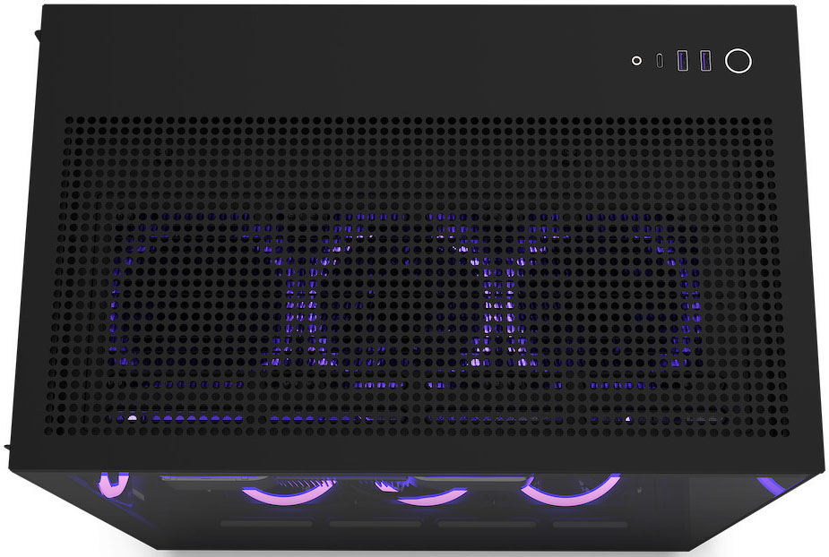 NZXT - Torre ATX NZXT H9 Flow Negro Cristal Templado