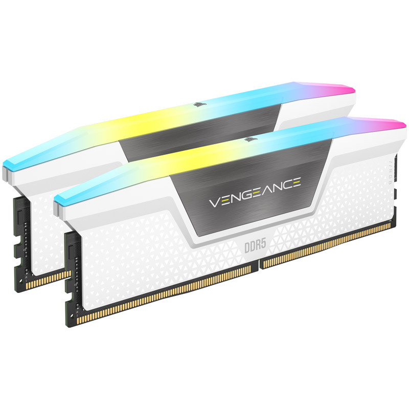 Picture of Picture of Corsair Kit 32GB (2 x 16GB) DDR5 6000MHz Vengeance RGB White CL36