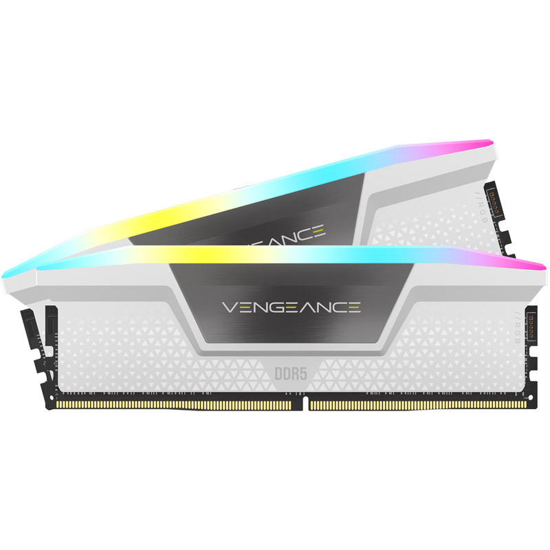 Picture of Picture of Corsair Kit 32GB (2 x 16GB) DDR5 6000MHz Vengeance RGB White CL36