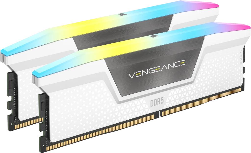 Picture of Picture of Corsair Kit 32GB (2 x 16GB) DDR5 6000MHz Vengeance RGB White CL36 (rev2)