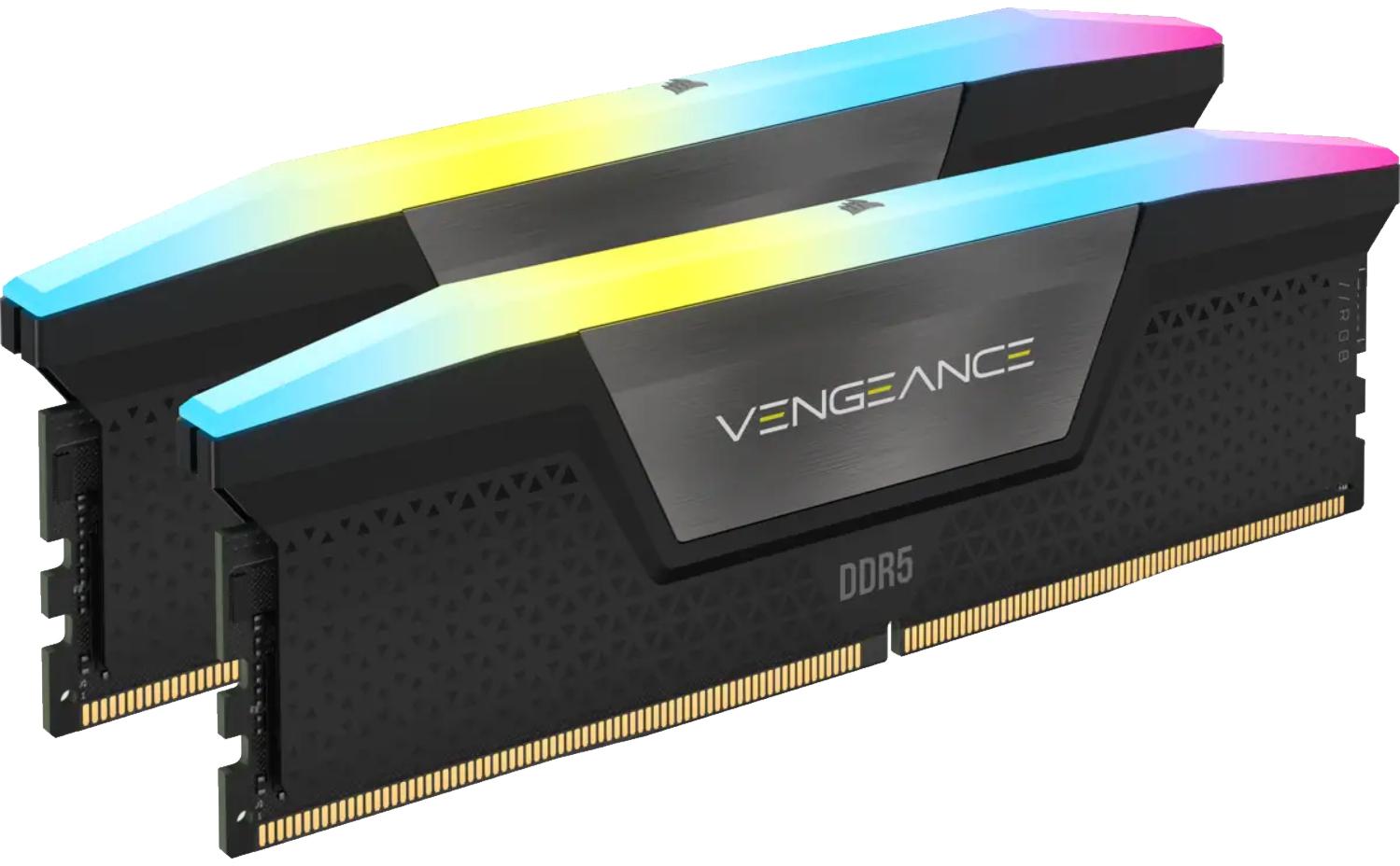 Picture of Picture of Corsair Kit 32GB (2 x 16GB) DDR5 6000MHz Vengeance RGB Black CL36 (rev3)