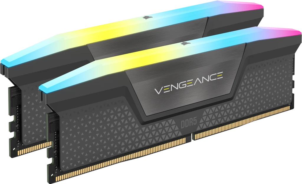 Picture of Picture of Corsair Kit 64GB (2 x 32GB) DDR5 6000MHz Vengeance RGB Black CL30