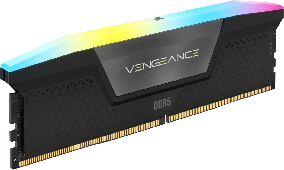 Picture of Picture of Corsair Kit 64GB (2 x 32GB) DDR5 6400MHz Vengeance RGB Black CL32