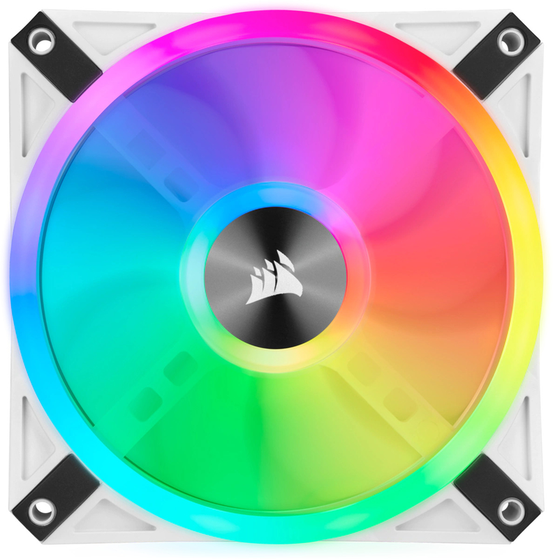 Picture of Picture of Ventilador Corsair iCUE QL120 RGB PWM Blanco 120mm