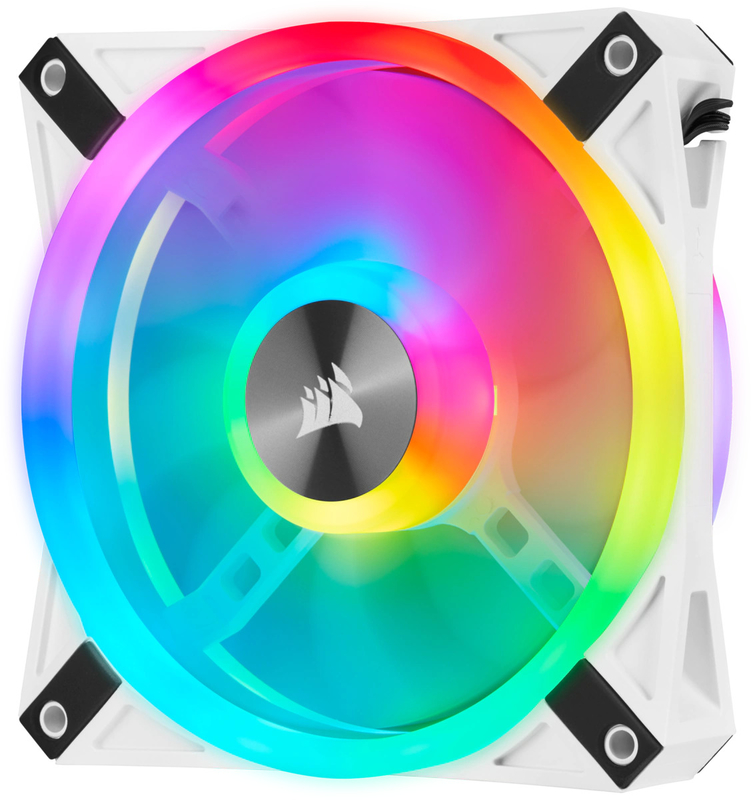 Picture of Picture of Ventilador Corsair iCUE QL120 RGB PWM Blanco 120mm