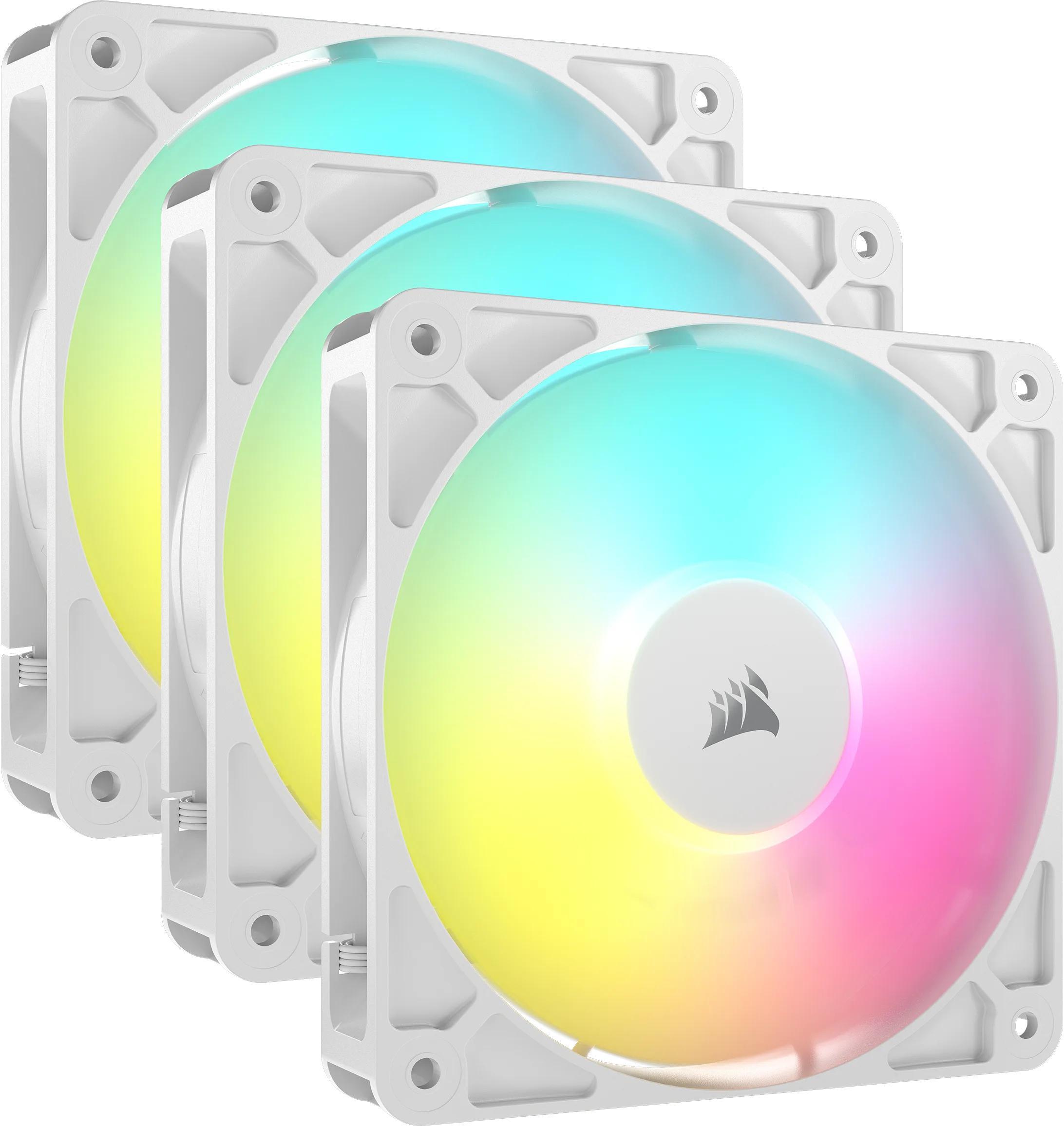 Picture of Picture of Ventilador Corsair RS120 ARGB PWM Blanco 120mm (Pack 3)