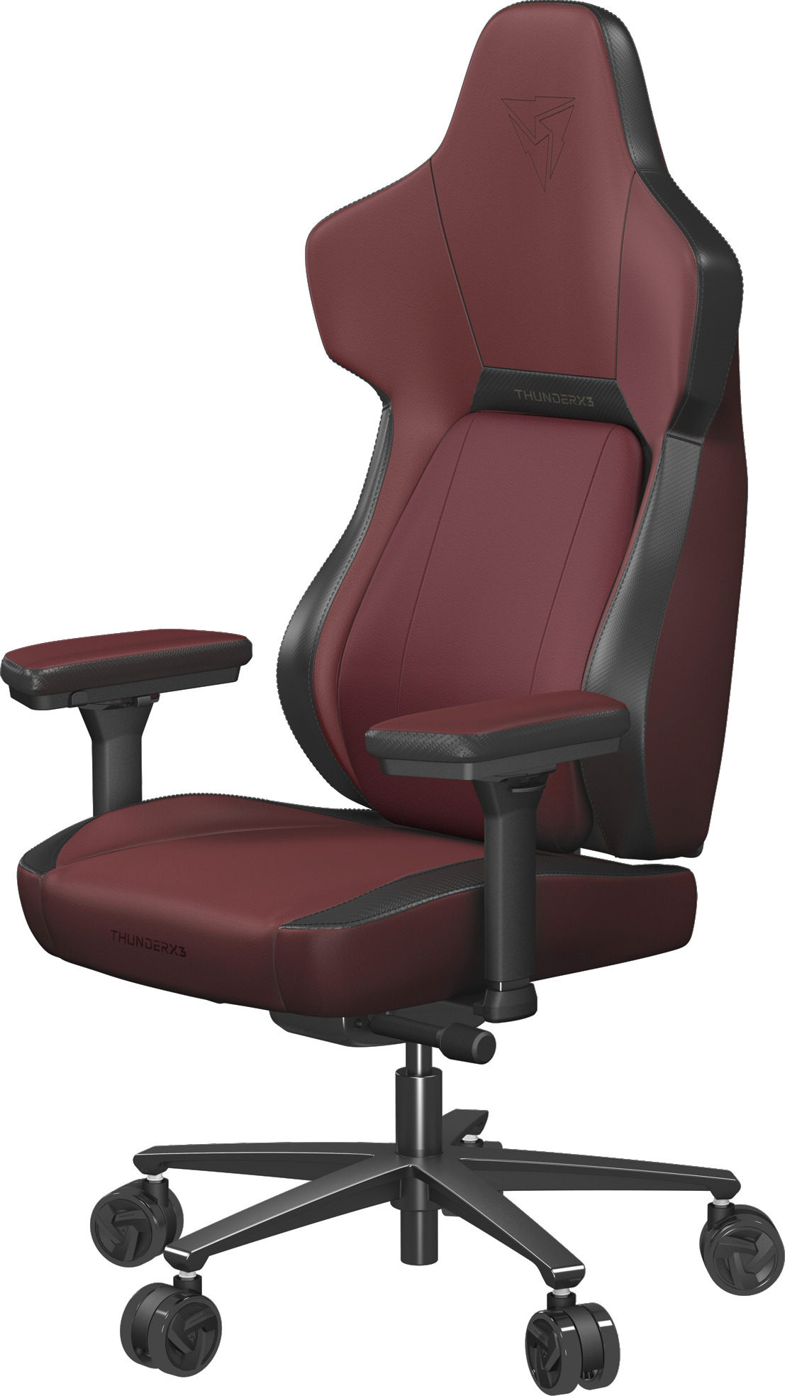 ThunderX3 - Silla Gaming ThunderX3 Core, Apoio lombar 360 graus - Modern Red