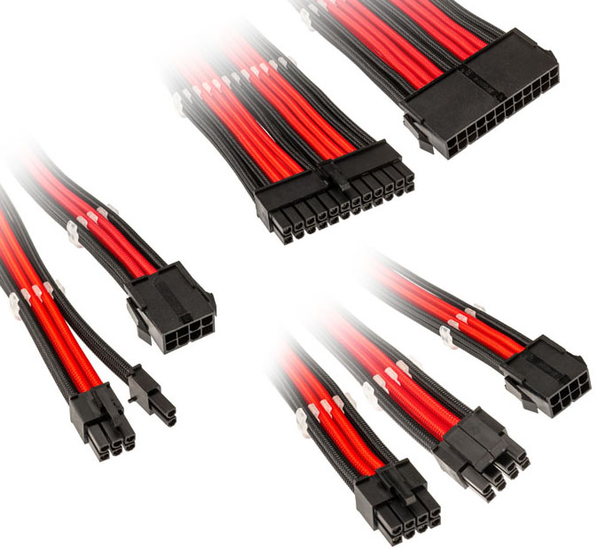 Picture of Picture of Kit de Expansión Kolink Core Adept Braided - Negro / Rojo