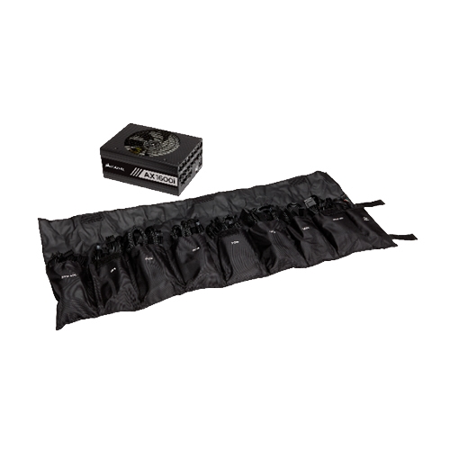 Corsair - Corsair AX Series AX1600i unidad de fuente de alimentación 1600 W ATX Negro