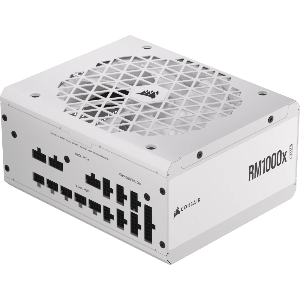 Corsair - Fuente Alimentación Modular Corsair RMx Shift Series RM1000x 1000W 80 Plus Gold Blanca