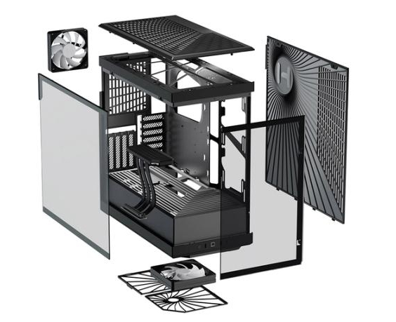 Hyte - Caja ATX Hyte Y40 Vidrio Templado Negro