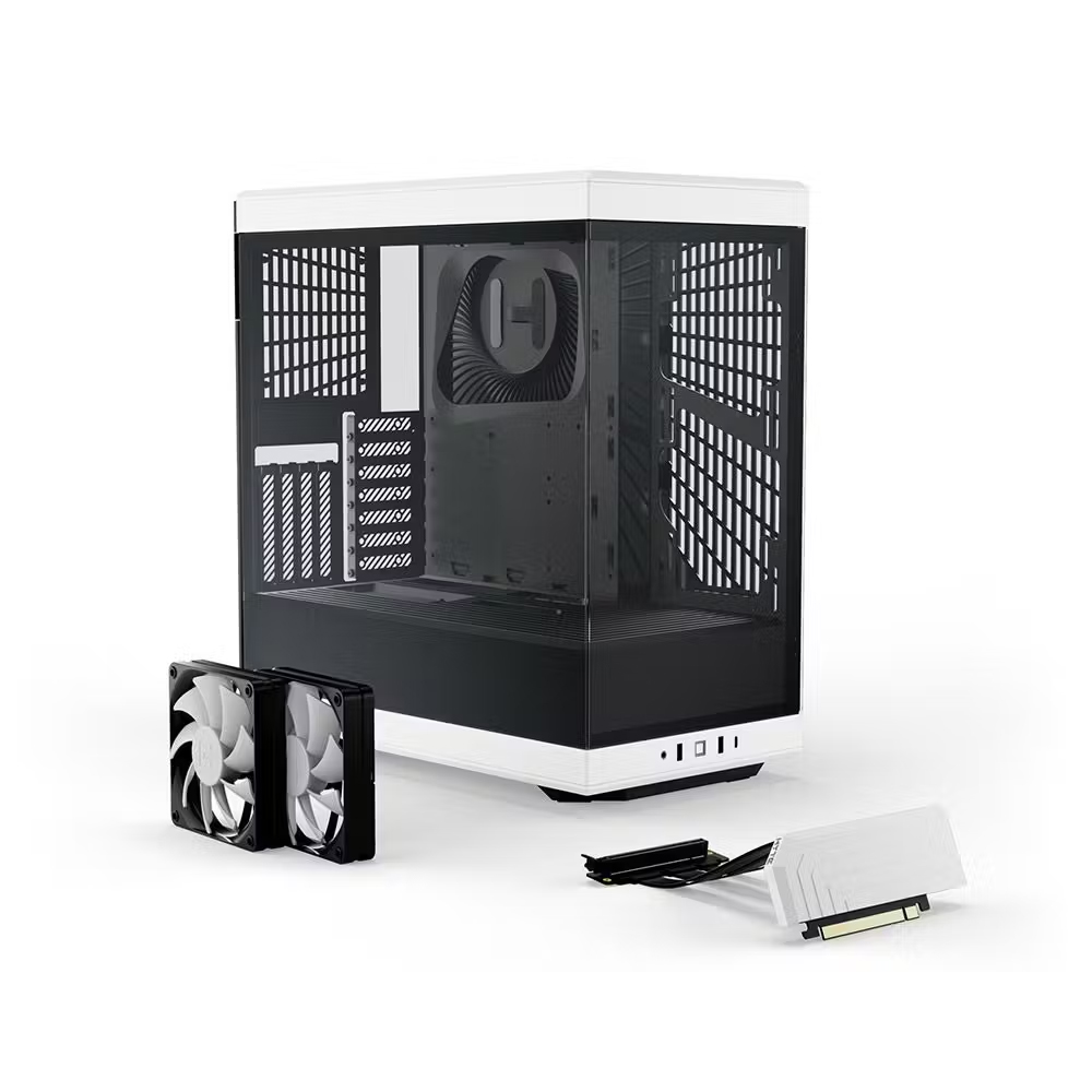 Picture of Picture of Caja ATX Hyte Y40 Vidrio Templado Negro/Blanco