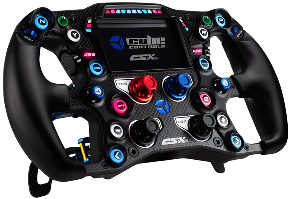 Picture of Picture of Volante Cube Controls CSX-3 - 4 Paddles - Azul