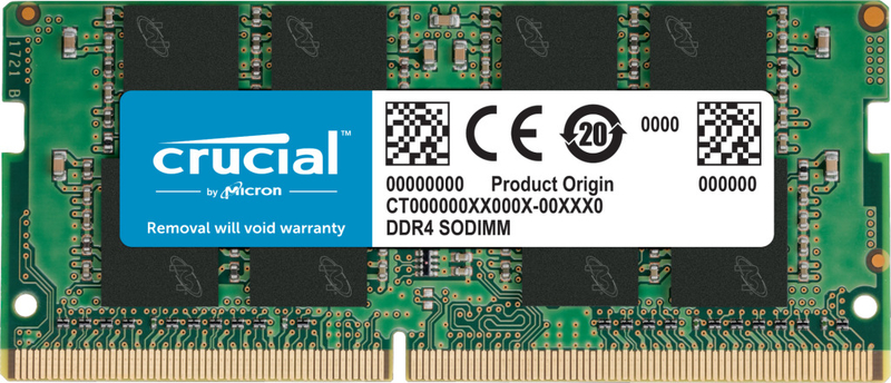 Picture of Picture of Crucial SO-DIMM 16GB DDR4 3200MHz CL22 1R