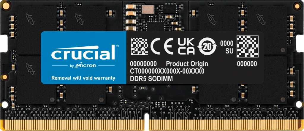 Picture of Picture of Crucial SO-DIMM 16GB DDR5 56000MHz CL46