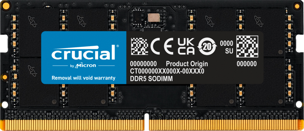 Picture of Picture of Crucial SO-DIMM 48GB DDR5 56000MHz CL46
