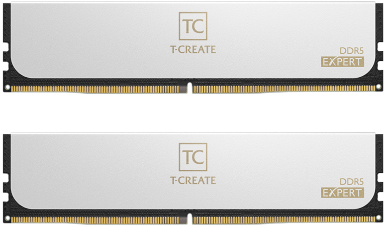 Picture of Picture of Team Group Kit 32GB (2 x 16GB) DDR5 6400MHz T-Create Expert Blanco CL32