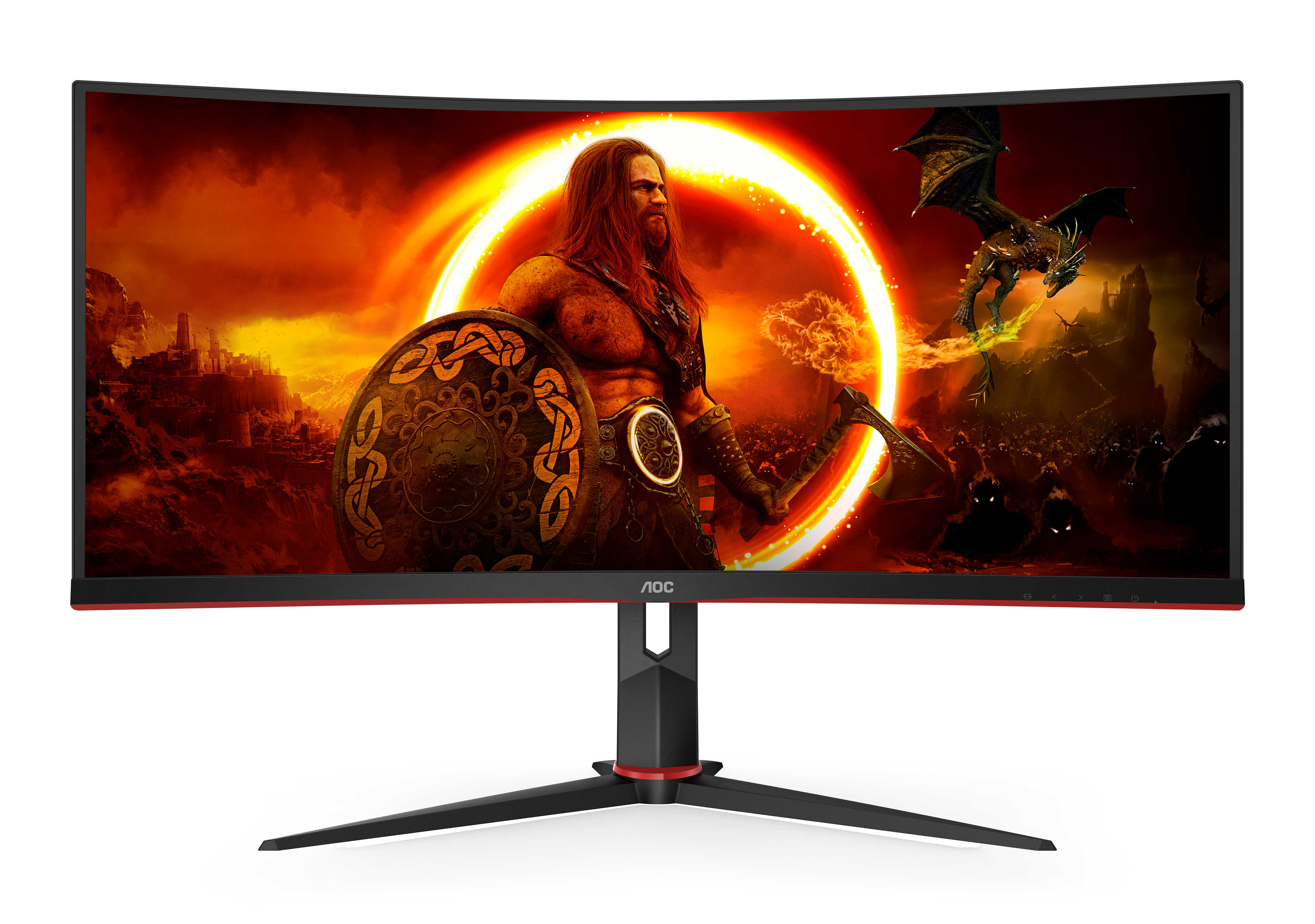 Picture of Picture of Monitor Curvo AOC Gaming 34" CU34G2XP VA WQHD 180Hz 1ms Adaptive Sync HDR400