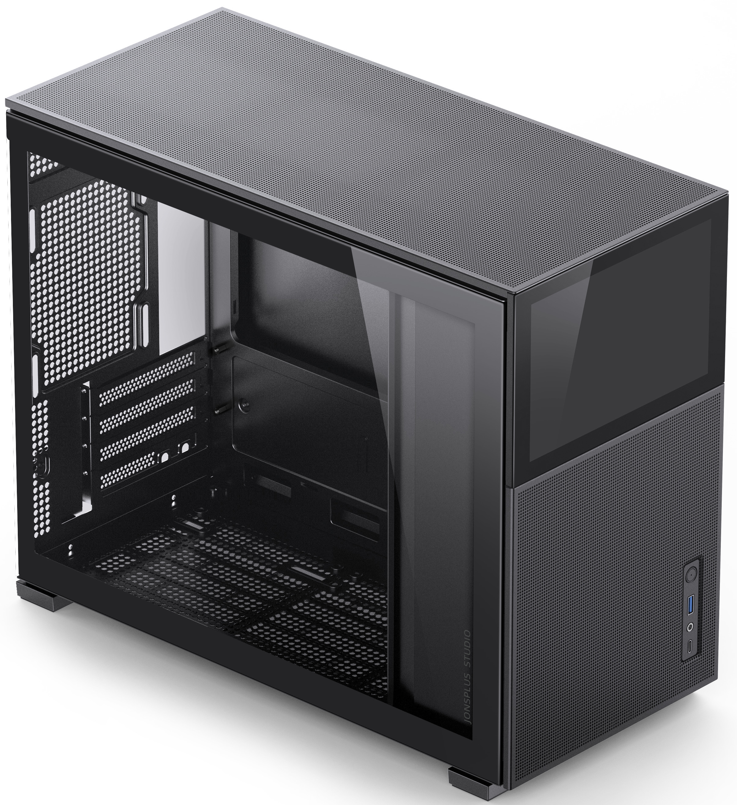 Jonsbo - Caja Micro-ATX Jonsbo D31 MESH con Visor Vidrio Templado Negro