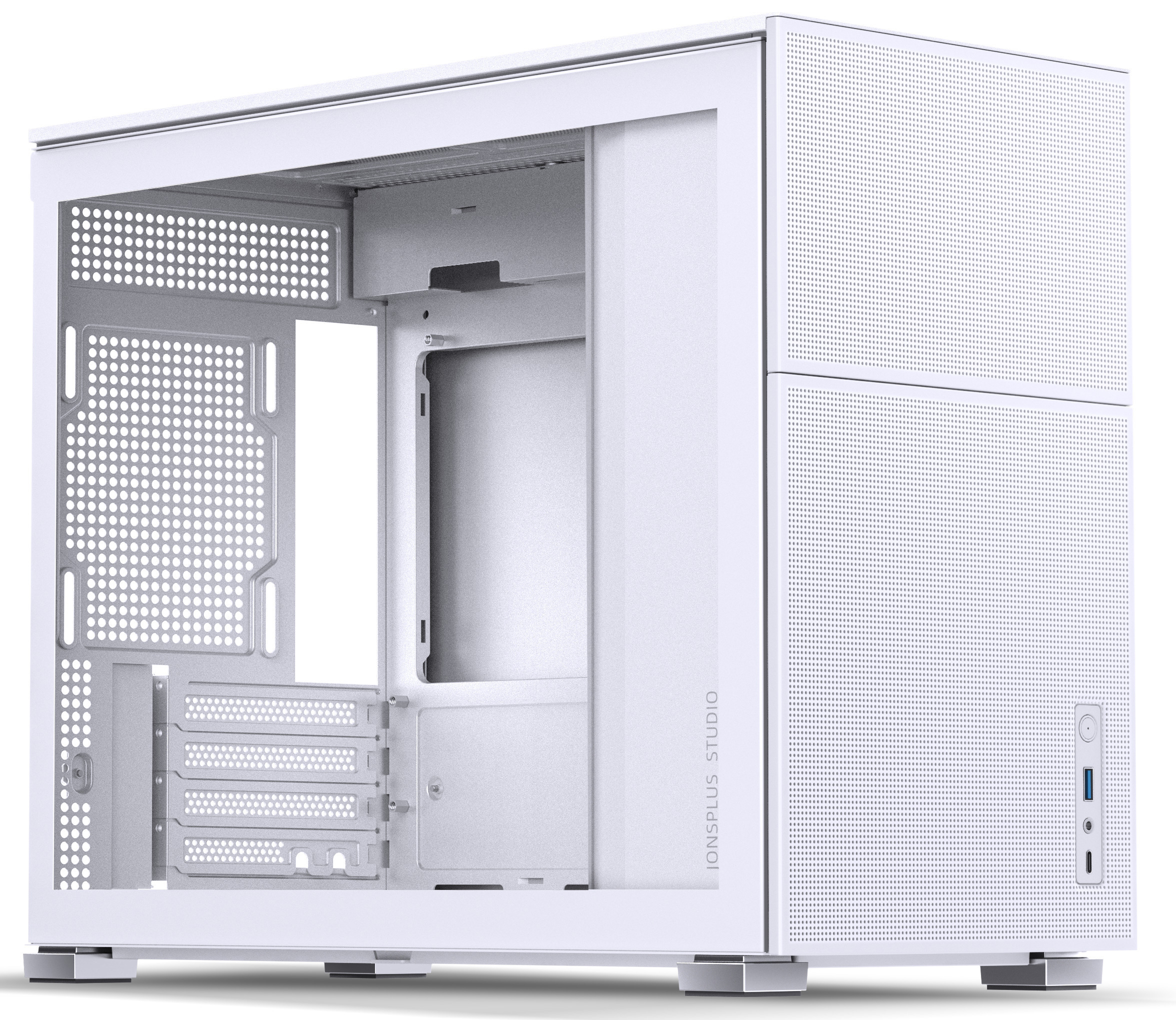 Picture of Picture of Caja Micro-ATX Jonsbo D31 MESH Vidrio Templado Blanco