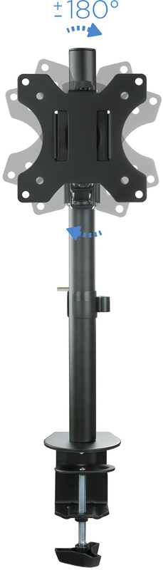 Picture of Picture of Soporte de Mesa Tooq Tilt e GiRatónrio 13" a 32" Max. 8kg Negro