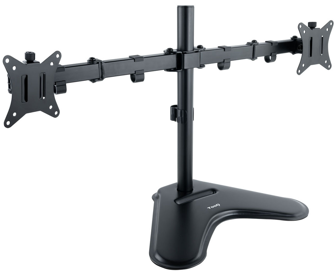 Picture of Picture of Soporte de Mesa Gaming Tabletop Tooq Doble Tilt e Altura Ajustable 17" a 32" Max. 9kg Negro