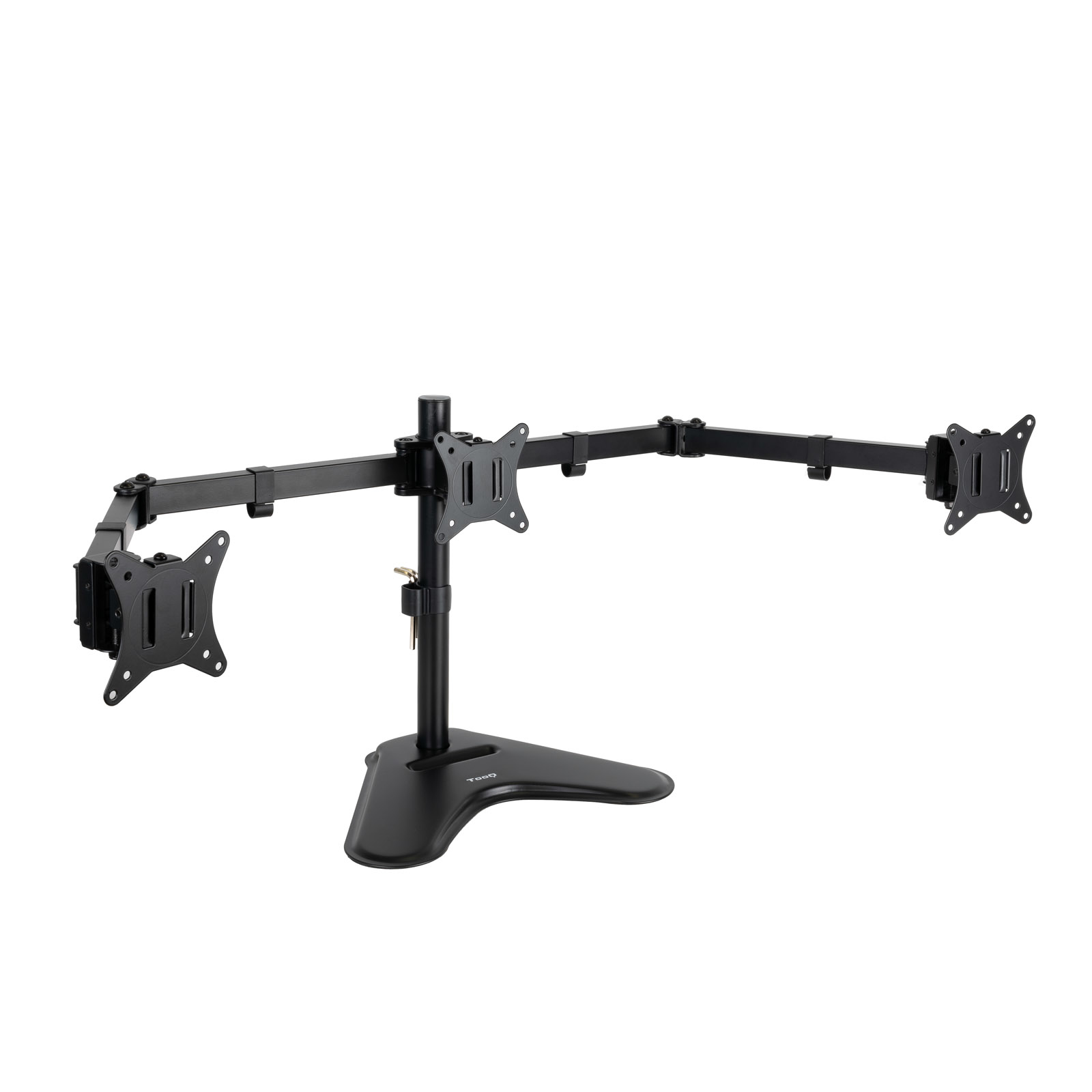 Picture of Picture of Soporte de Mesa Tooq Triple Inclinación y Rotación 17" a 27" Máx. 7kg para Brazo