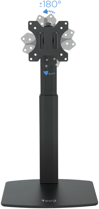 Picture of Picture of Soporte de Mesa Tabletop Tooq Tilt e Altura Ajustable 17" a 32" Max. 7kg Negro