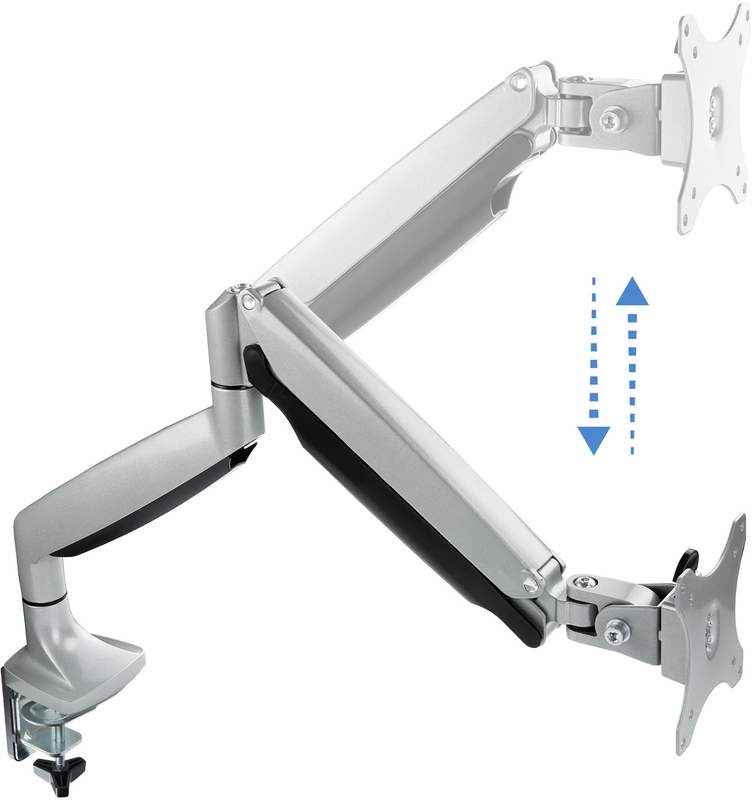 Picture of Picture of Soporte de Mesa Tooq Tilt e GiRatónrio 13" a 32" Max. 9kg Negro