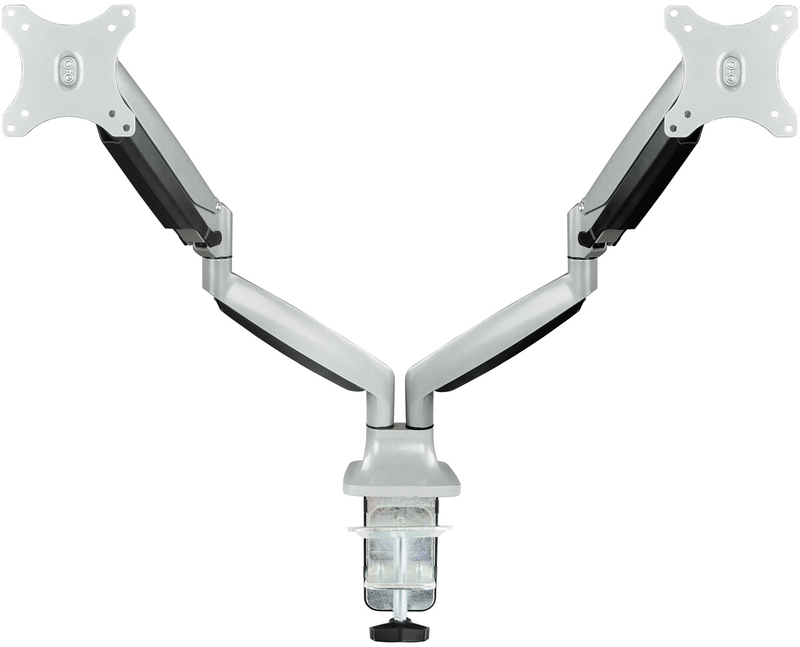 Picture of Picture of Soporte de Mesa Tooq Doble Tilt e GiRatónrio 13" a 32" Max. 9kg/Monitor Gris