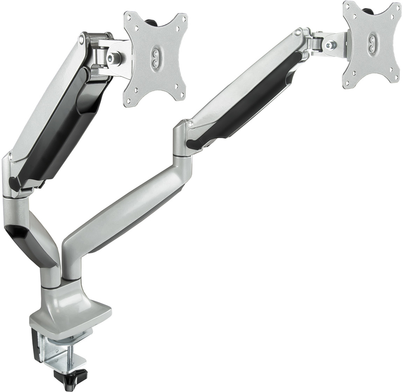 Picture of Picture of Soporte de Mesa Tooq Doble Tilt e GiRatónrio 13" a 32" Max. 9kg/Monitor Gris