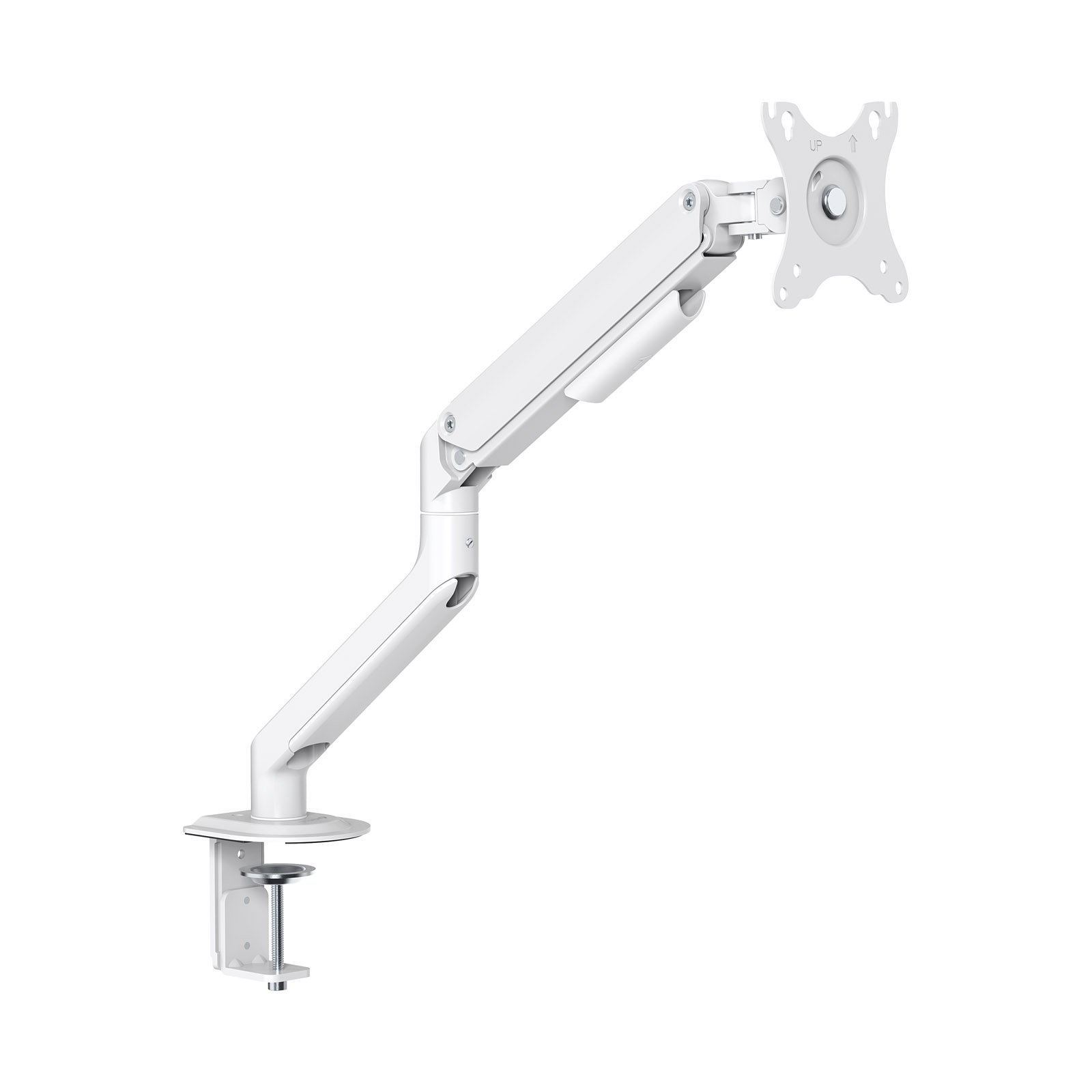 Picture of Picture of Soporte de Mesa Tooq Tilt e GiRatónrio c/mola 17" a 32" Max. 9Kg Blanco