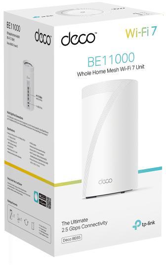 TP-Link - Sistema Mesh TP-Link Deco BE9300 BE65 Whole-Home Mesh Wi-Fi 7 Tri-Band