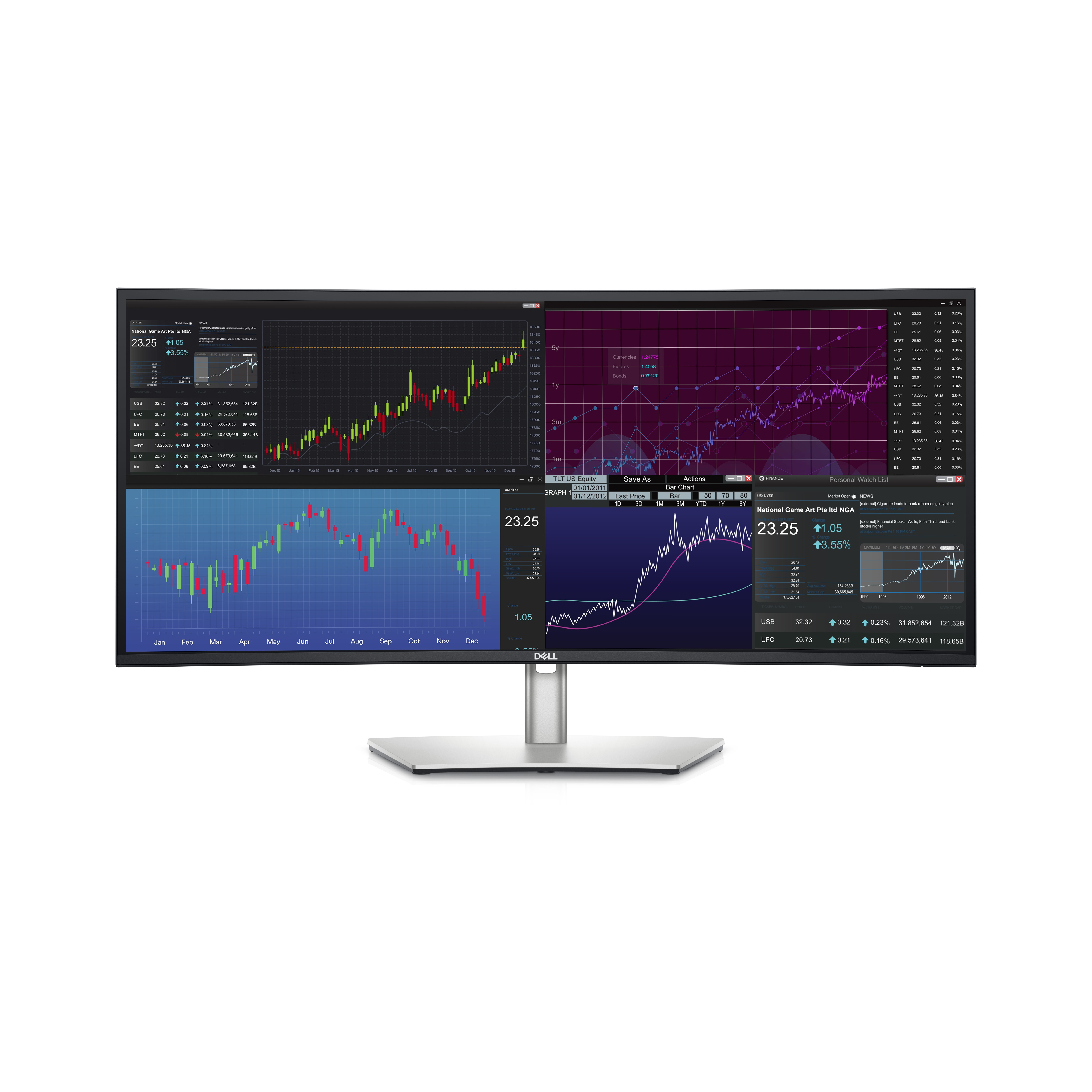 Dell - Monitor Curvo Dell UltraSharp 34" U3423WE IPS Black WQHD ComfortView Plus 99% sRGB Ethernet + USB-C (90W)