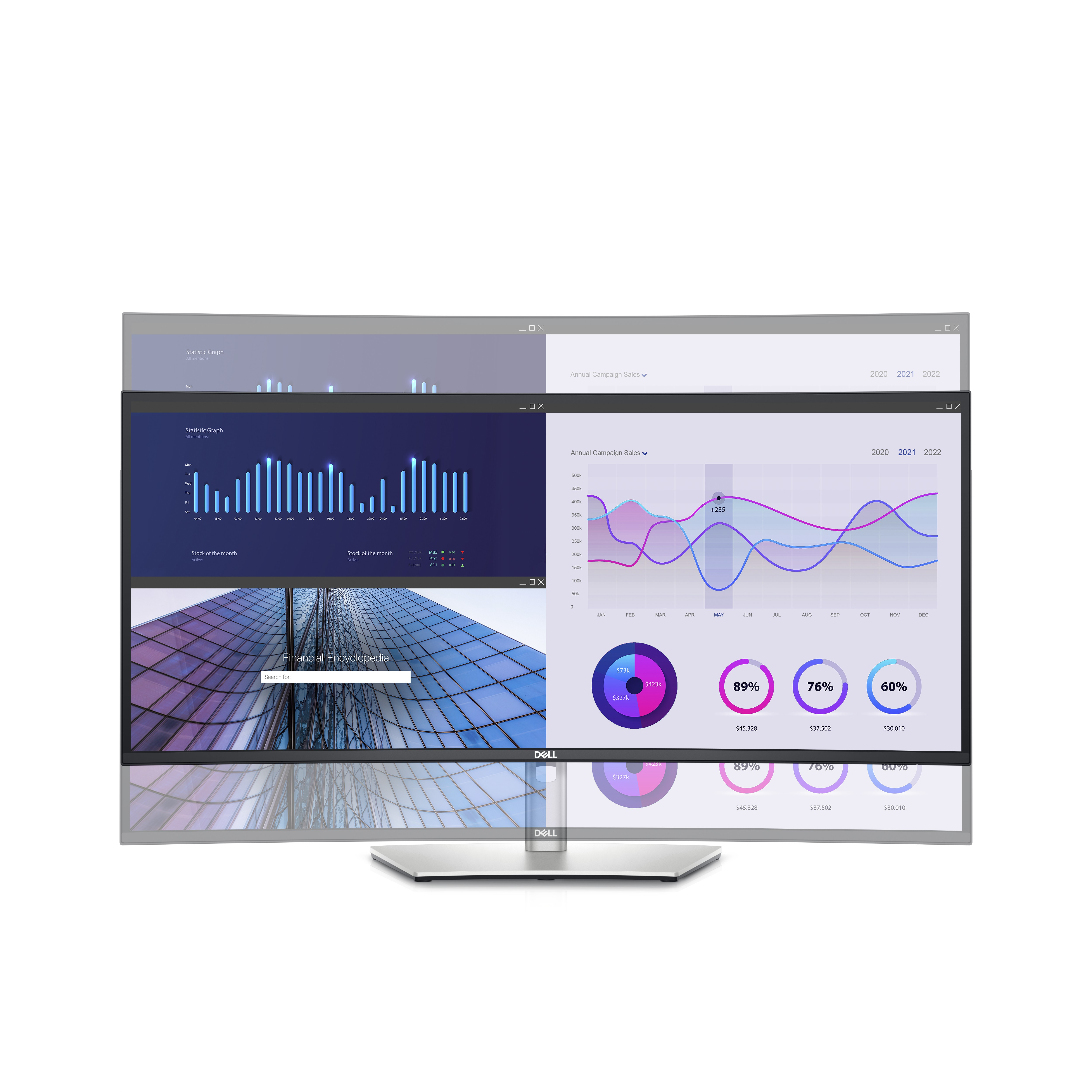 Dell - Monitor Curvo Dell UltraSharp 34" U3423WE IPS Black WQHD ComfortView Plus 99% sRGB Ethernet + USB-C (90W)