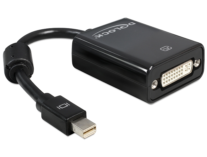 Delock - Conversor Delock Mini DisplayPort Macho > DVI Femea Preto