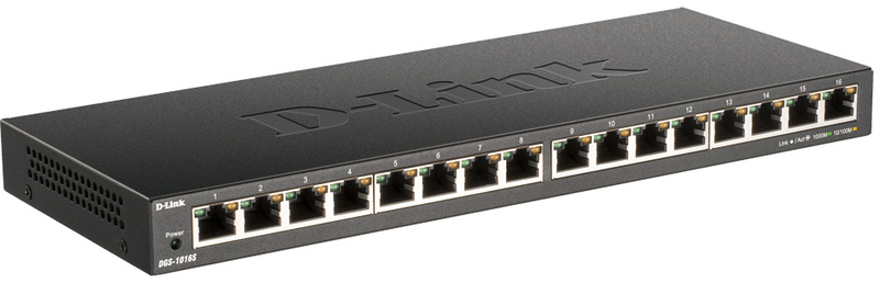 Picture of Picture of Switch D-Link DGS-1016S 16 Portas Slim Gigabit Unmanaged