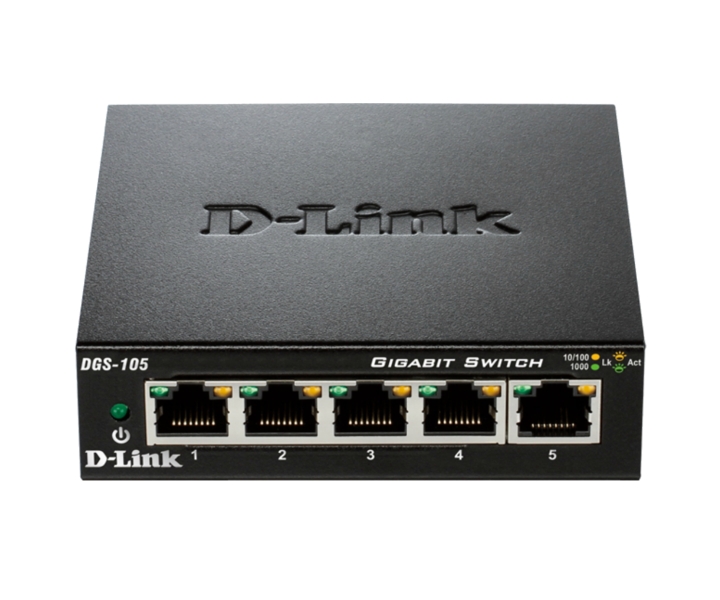 Picture of Picture of Switch D-Link DGS-105 5 Portas Gigabit Unmanaged