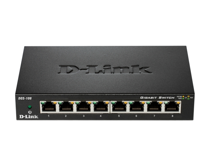 Picture of Picture of Switch D-Link DGS-108 8 Portas Gigabit Unmanaged