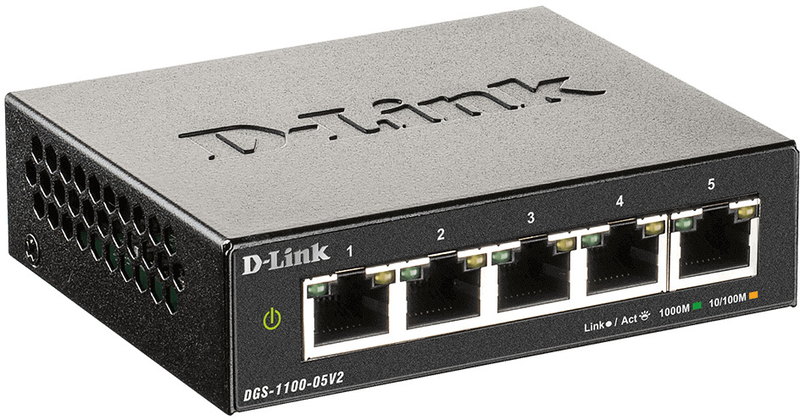 Picture of Picture of Switch D-Link DGS-1100-05V2 EasySmart 5 Portas Gigabit