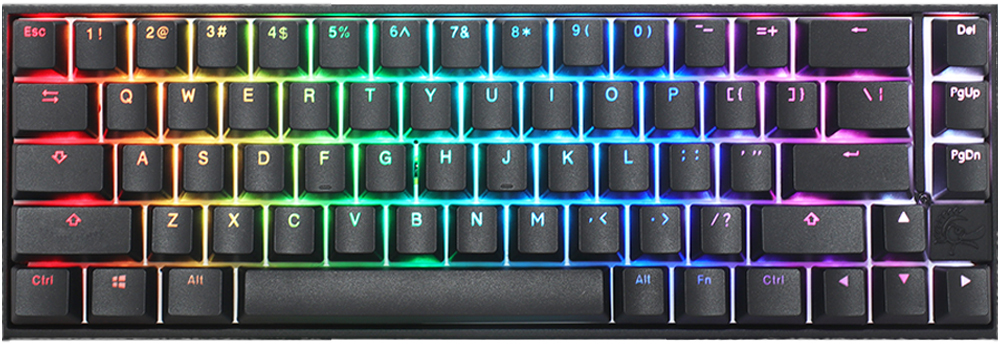 Picture of Picture of Teclado Mecânico Ducky Mecha Pro SF RGB Black MX Black (ES)