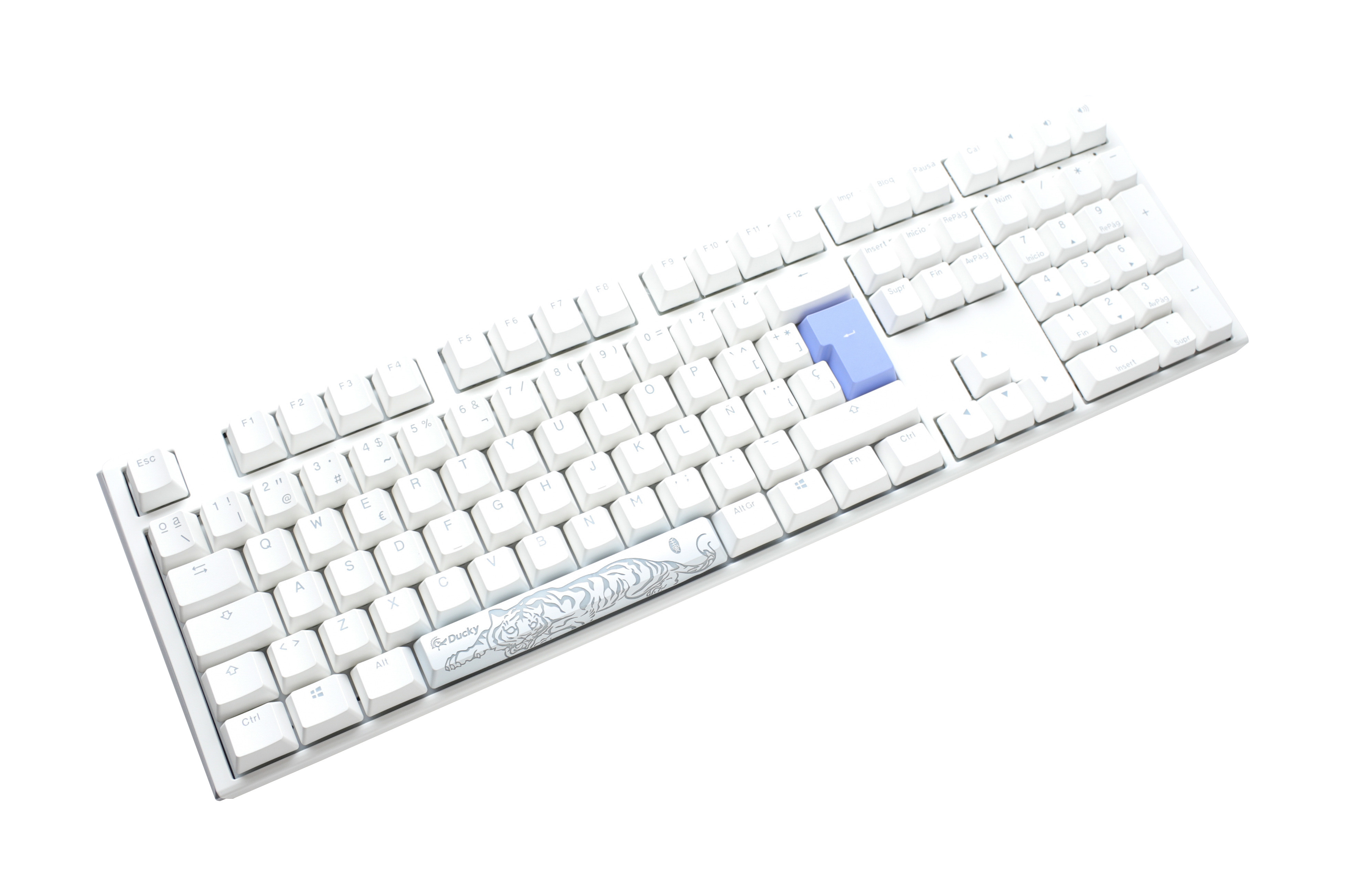 Picture of Picture of Teclado Mecânico Ducky ONE 3 Classic 100% Pure White MX-Red (ES)