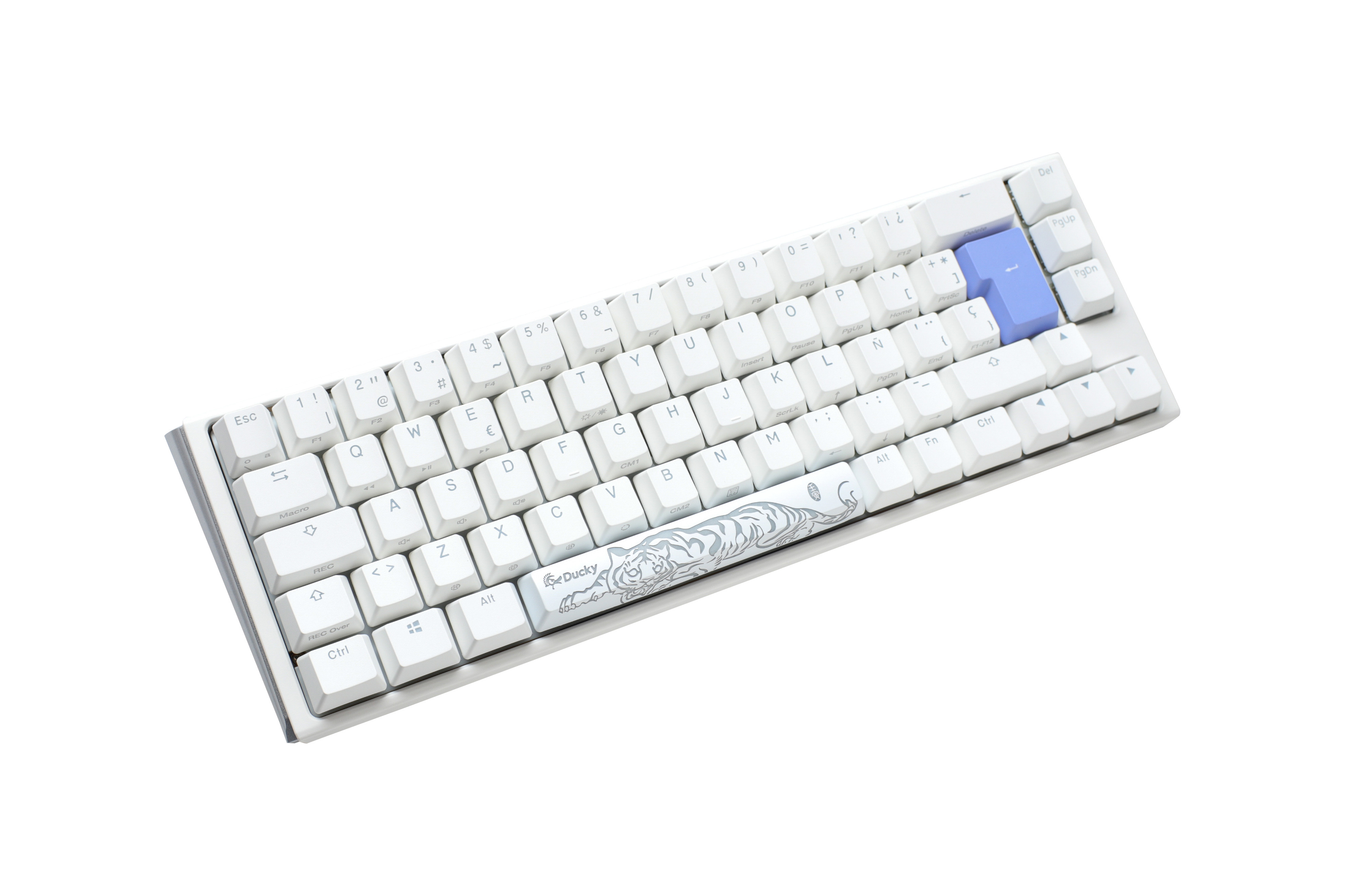 Picture of Picture of Teclado Mecânico Ducky ONE 3 Classic SF 65% RGB Pure White MX-Brown (ES)