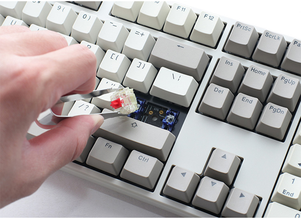 Picture of Picture of Teclado Mecânico Ducky Origin 100% Vintage MX Red (ES)
