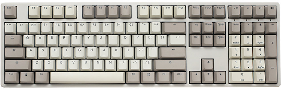 Ducky - Teclado Mecânico Ducky Origin 100% Vintage MX Red (ES)