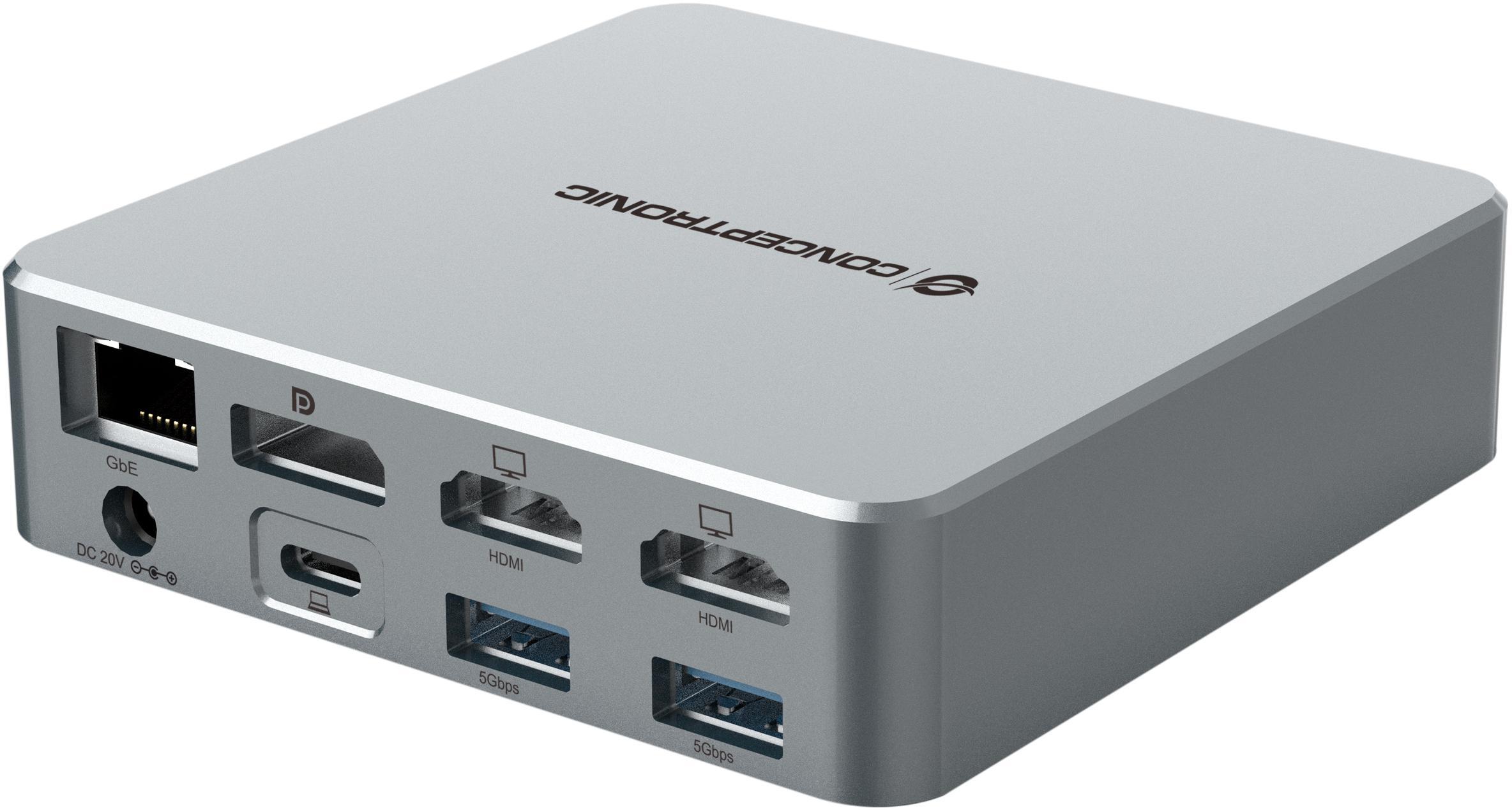 Picture of Picture of Docking Station Conceptronic 15-in-1 DisplayLink USB 3.2 Gen 2
